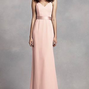 White by Vera Wang Blush Bridesmaids Dress